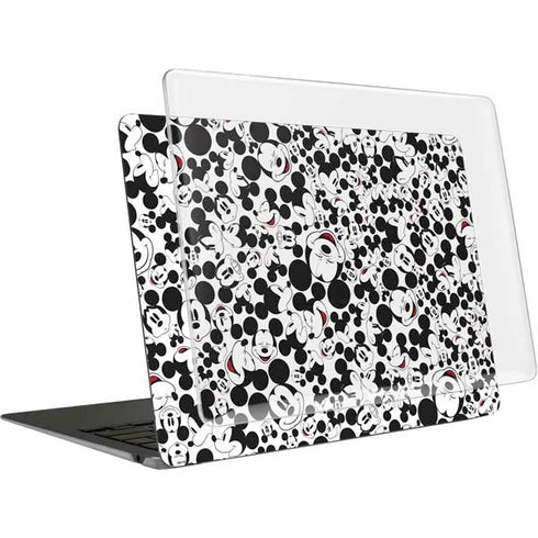 Disney Mickey Mouse Face Pattern MacBook Air 15in (2023-2025) Case plus Skin
